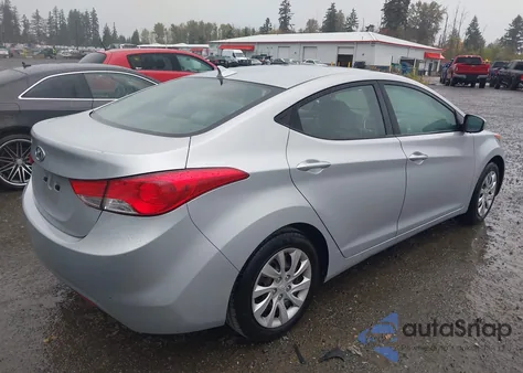 2012 Hyundai Elantra Gls из США, поврежденный, VIN 5NPDH4AE4CH073469